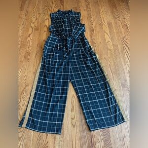 SIMPLY VERA VERAWANG SLEEVLESS JUMPSUIT WITH POCKETS SIZE L MADE IN VIETNAM